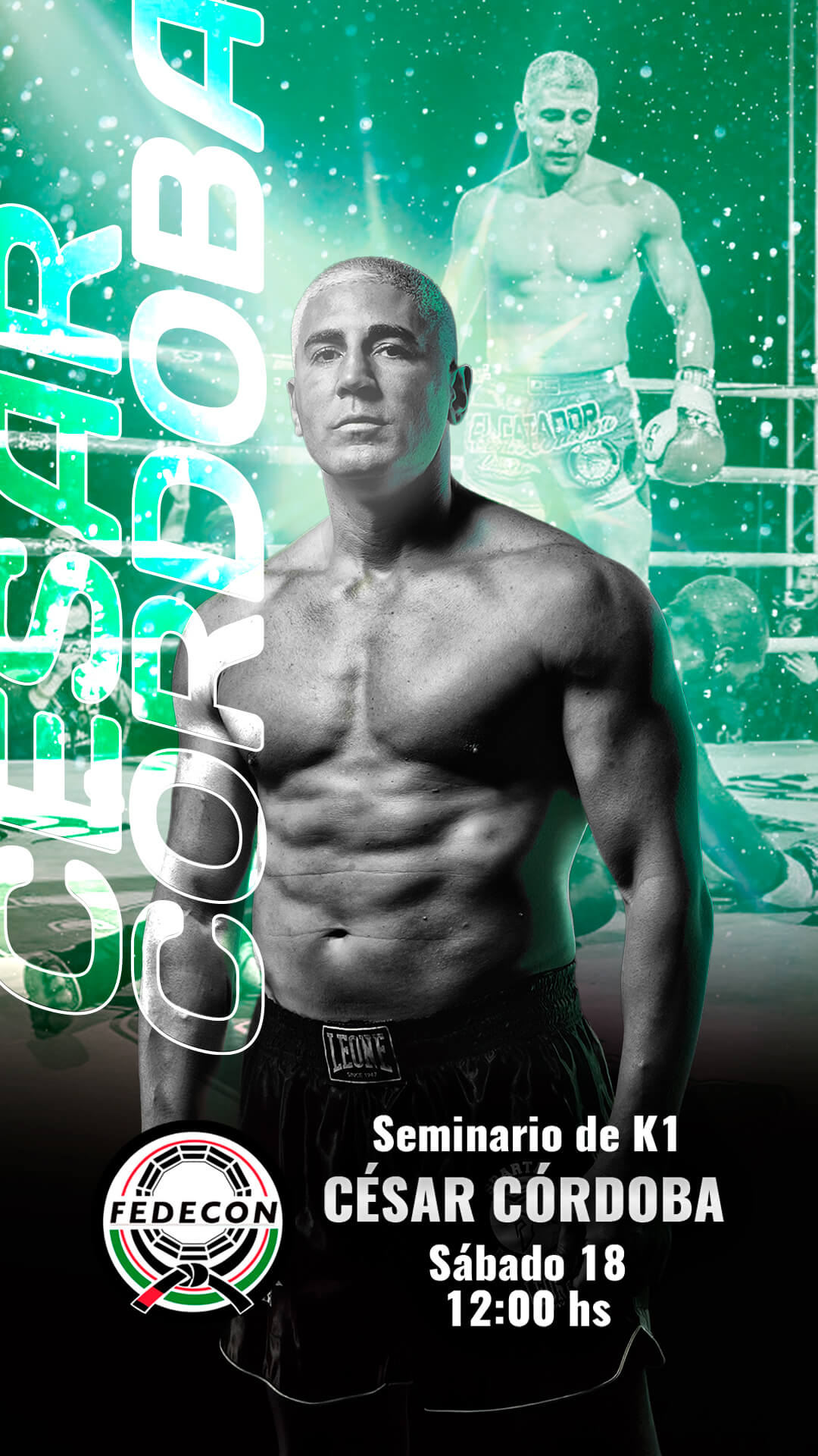 César Córdoba K1 Feria Nacional de Deportes de Contacto